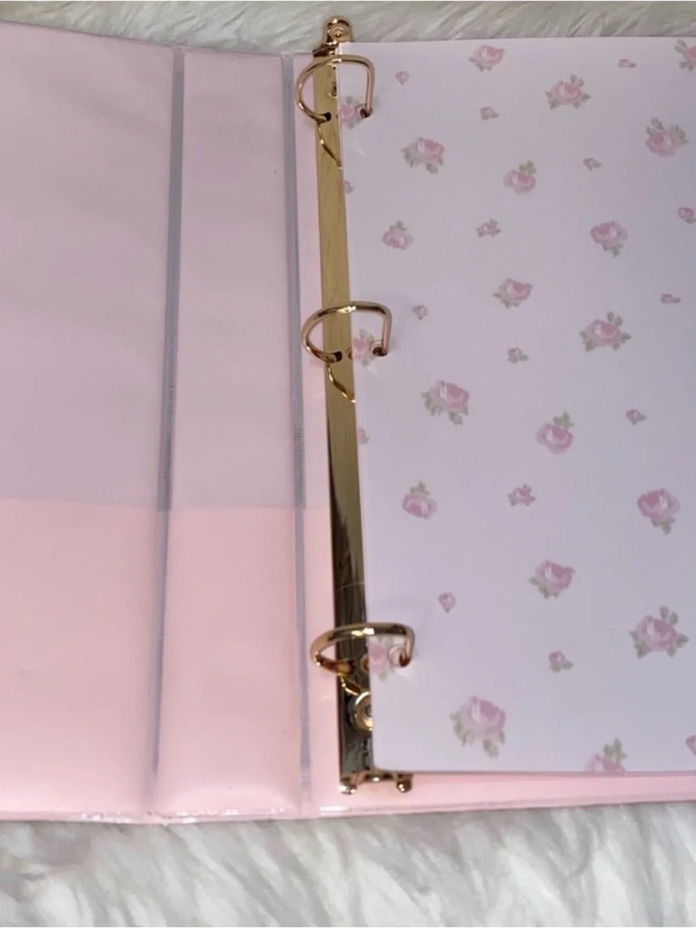 LoveShackFancy Target Collection Pink Floral Binder w Dividers